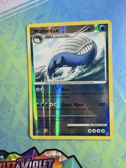 Pokemon Cards Wailord 47/147 Reverse Holo Supreme Victors Rare MP - Image 1