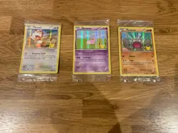 Pokemon Cards X 3 Sealed Generations Stamped Cards Old Vintage - Image 1