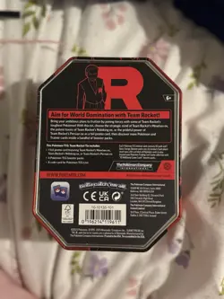 Empty Pokemon Tin - Team Rocket - No Cards Included - Image 3