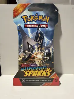 Pokemon Scarlet & Violet Surging Sparks Booster Pack 10 Cards English 2024 - Image 1