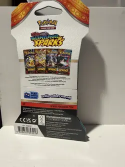 Pokemon Scarlet & Violet Surging Sparks Booster Pack 10 Cards English 2024 - Image 2