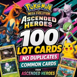Pokemon ascended heros bulk 100+ cards no duplicates - Image 1