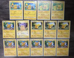 Pokemon TCG Pikachu Lot 14 Cards 2015-2017 - Image 1