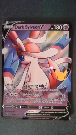 Dark Sylveon V SWSH134 Holo Promo Sword & Shield Promo Pokemon Near Mint - Image 2