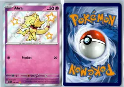 Pokemon Card - Abra Paldean Fates 148/091 Shiny Rare Holo Lightly Played - Image 3