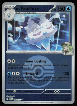 N's Vanilluxe (Poke Ball) 051/217 Holo Ascended Heroes Pokemon Reverse Holo NM - Image 1
