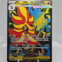 Pokemon TCG Mega Pyroar EX 099/086 Evolutions Ultra Rare Full Art Holo Eng 340HP - Image 1