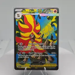 Pokemon TCG Mega Pyroar EX 099/086 Evolutions Ultra Rare Full Art Holo Eng 340HP - Image 2