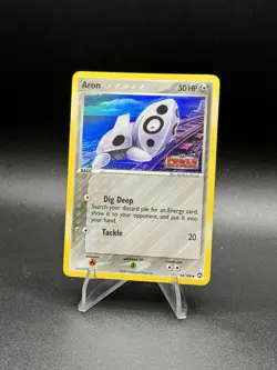 Pokemon Aron 42/108 Power Keepers Reverse Holo - Image 1