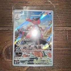 Pokemon TCG Black Bolt 137/086 Krookodile Illustration Rare - Image 1