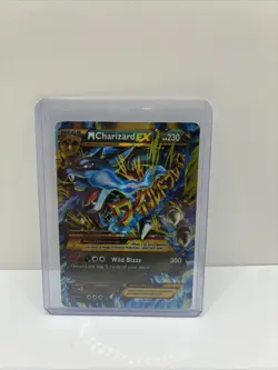 Pokemon MCharizard EX Mega Evolution Holo Card 108/106 English TCG - Image 1