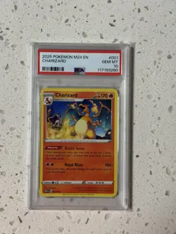2025 POKEMON M24 EN-MCDONALD'S COLLECTION #001 CHARIZARD PSA 10 - Image 1