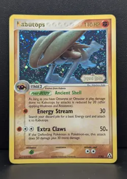 Pokemon Kabutops Legend Maker Reverse Holo #7/92 STAMPED NM - Image 1