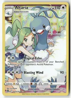 Altaria TG11/TG30 Holo Silver Tempest Trainer Gallery Pokemon NM - Image 1