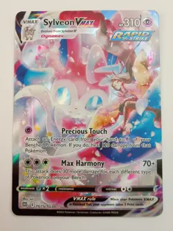 Pokemon TCG Sylveon VMAX TG15/TG30 Brilliant Stars Trainer Gallery Full Art Holo - Image 1