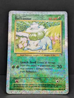 Bulbasaur 68/110 Legendary LC Reverse Holo Rare vintage Pokemon TCG HP - Image 3