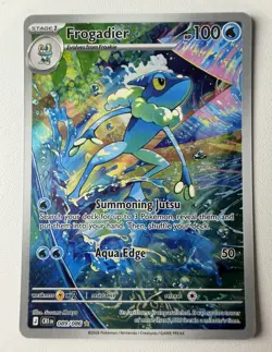 Nintendo Pokemon TCG Frogadier 089/086 Holo Eng 100HP chaos rising - Image 1