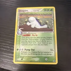 NON HOLO Quagsire 21/101 EX Dragon Frontiers Delta Species 80 HP Rare English - Image 1