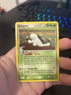 NON HOLO Quagsire 21/101 EX Dragon Frontiers Delta Species 80 HP Rare English - Image 2