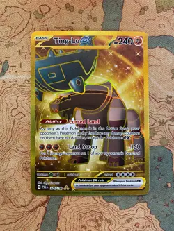 Pokemon Card TCG - Ting-Lu ex 275/193 Hyper Rare Paldea Evolved Near Mint - Image 1