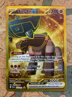 Pokemon Card TCG - Ting-Lu ex 275/193 Hyper Rare Paldea Evolved Near Mint - Image 2