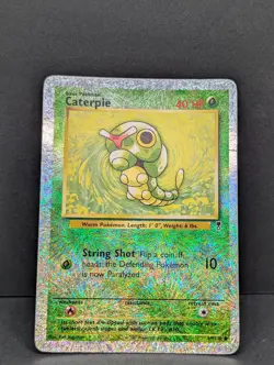 Caterpie 69/110 Legendary Collection Reverse Holo Rare Vintage Pokemon TCG MP - Image 3