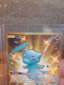 Pokemon TCG Mew Holo Secret Rare Card Celebrations 025/025 NM+ Condition (#3) - Image 5