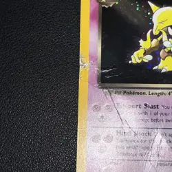 Dark Alakazam 1/82 Team Rocket Holo Rare Pokemon Card DMG - Image 2