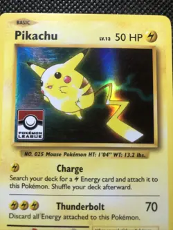 Pikachu - XY202 - League Promo POKEMON CHAMPIONSHIP/LEAGUE/ORGANIZED PLAY PROMOS - Image 2