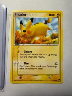 NM Pikachu 57/108 Common Power Keepers Pokemon Near Mint - Image 1