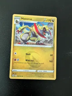 Haxorus 112/172 Rare Brilliant Stars Pokemon Near Mint - Image 1