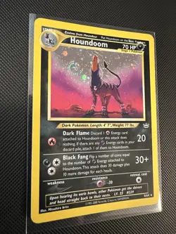 Pokemon TCG Houndoom Neo Revelation Holo With A Swirl 8/64 - Image 4