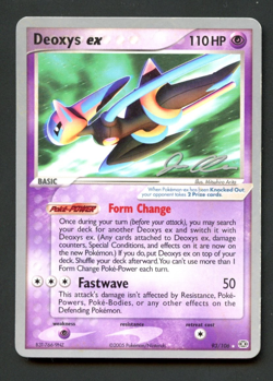Deoxys ex 93/106 2006 World Championships Moderately Played Pokemon Card - Image 1