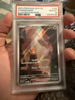 2023 Pokemon MEW EN Illustration Rare #168 Charmander PSA 10 - Read Desc - Image 1