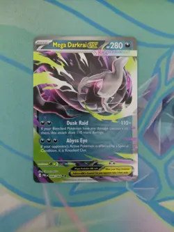 Mega Darkrai ex 048/084 Double Rare Pokemon Pitch Black ME05 English - Image 1