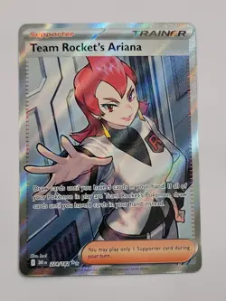 Team Rocket's Ariana 224/182 Ultra Rare Destined Rivals Pokemon Near Mint - Image 1