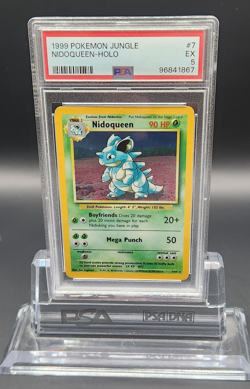 Pokemon 1999 TCG Nidoqueen Jungle 7/64 Holo , No Symbol Error - Image 1