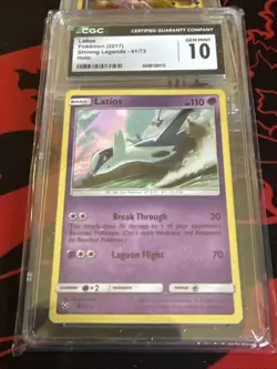 Pokemon TCG Latios Holo Rare Card 41/73 Shinning Legends English CGC Gem Mint 10 - Image 1