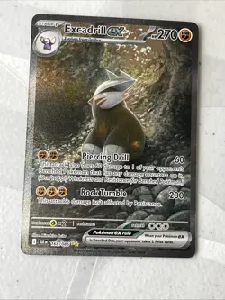 Mitsuhiro Arita Art Excadrill EX 168/086 Black Bolt Sir Pokemon TCG Card - Image 2