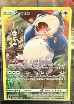 Pokemon TCG Snorlax #TG10/TG30 Swsh11: Lost Origin Trainer Gallery Ultra Rare - Image 1