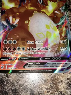 Charizard VMAX 020/189 Holo Darkness Ablaze Pokemon TCG NM - Image 5