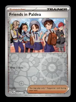 Pokemon TCG SV: Prismatic Evolution Friends In Paldea Reverse Holo - Image 1