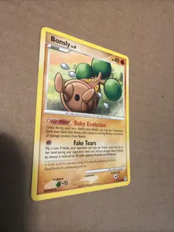 2007 Pokemon Diamond & Pearl Bonsly Common 71/130 - Image 3