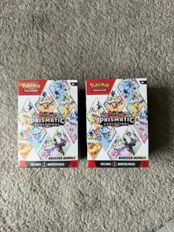 Pokemon TCG: Prismatic Evolutions Booster Bundle x2 - Sealed - Image 1