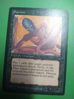 MTG Imprison Legends English Rare Card LP/NM Condition - Image 4