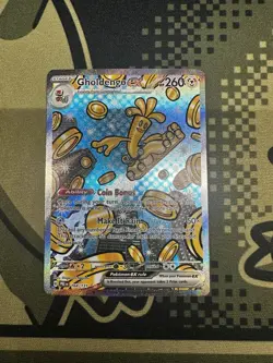 Pokemon Gholdengo ex 164/131 SIR Holo ENG 260 HP NM - Image 1