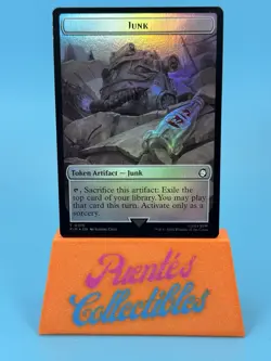 Copy // Junk Double-Sided Token [Fallout Tokens] Magic MTG - Image 1