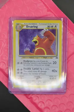 Ursaring 15/75 Neo Discovery 2001 Holo Rare Unlimited - NM Excellent Pokemon - Image 5