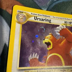 Pokemon TCG Ursaring Neo Discovery 15/75 Holo Unlimited Rare Card NM - Image 3