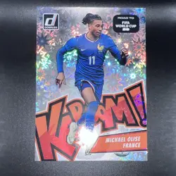 2025-26 Panini/Donruss KABOOM! Michael Olise 5 X 7 Road to FIFA WC card #14 - Image 3